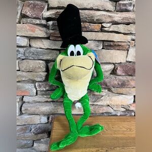 Warner Bros Michigan J Frog Looney Toons Six Flags Prize Vintage Plush Toy